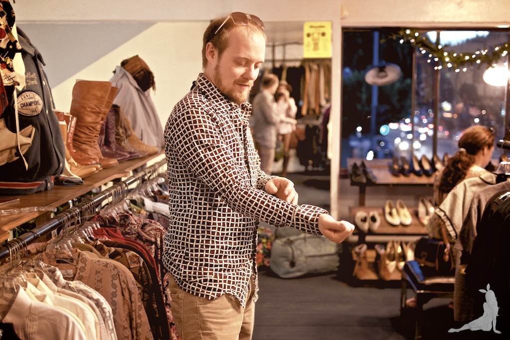 Vintage frock guru . . . Founder and owner of Los Angeles vintage clothing store The